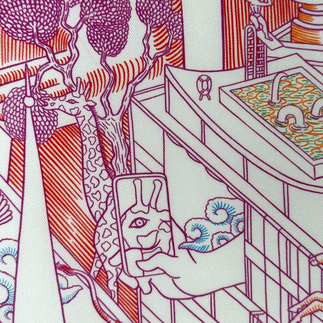 Animapolis - FOULARD HERMES 90 cm - Carré Society