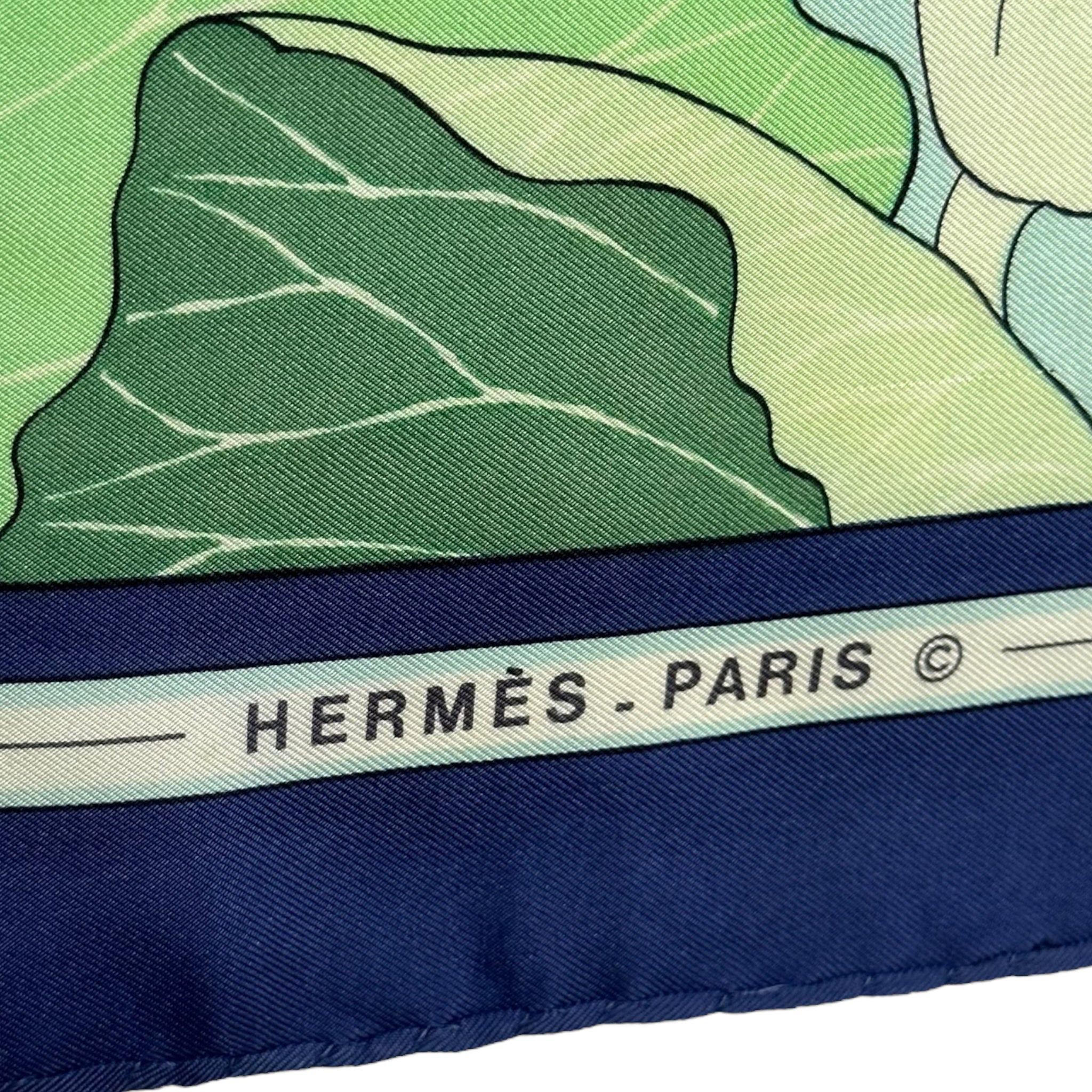 Lotus Flowers - HERMES SCARF 90 CM
