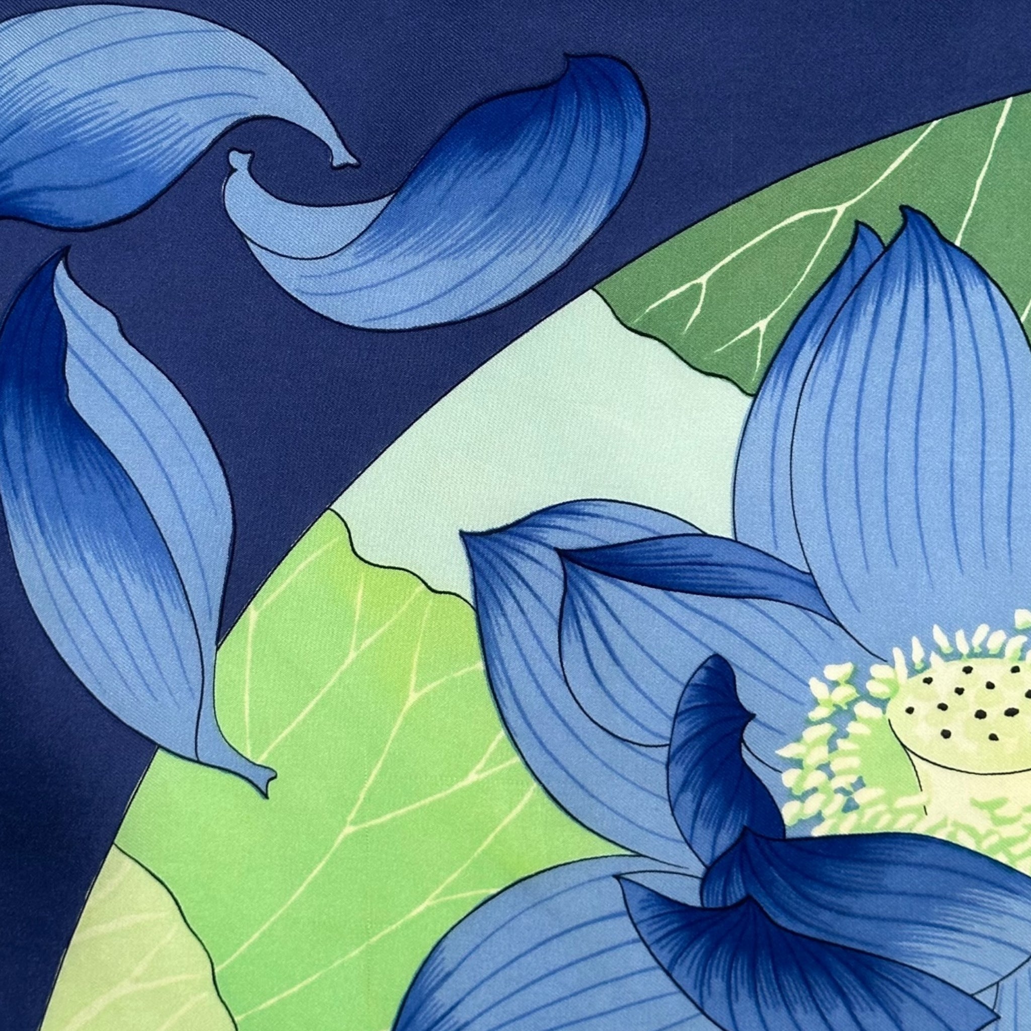 Lotus Flowers - HERMES SCARF 90 CM