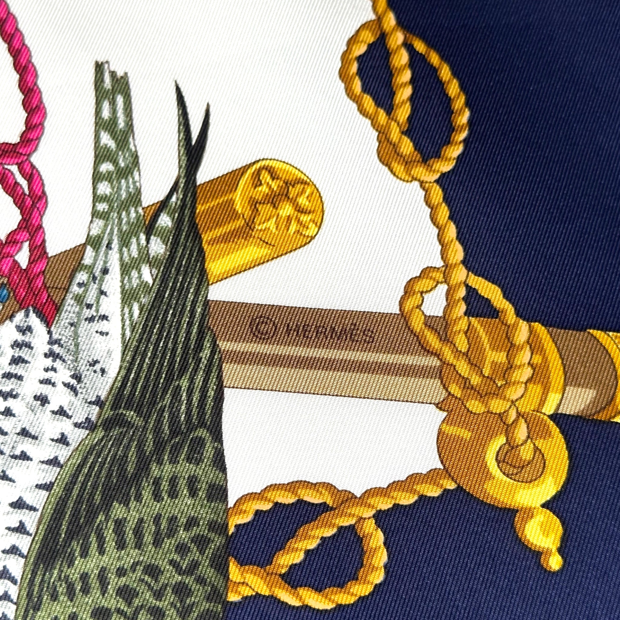 The King's Birds - HERMES SCARF 90 CM