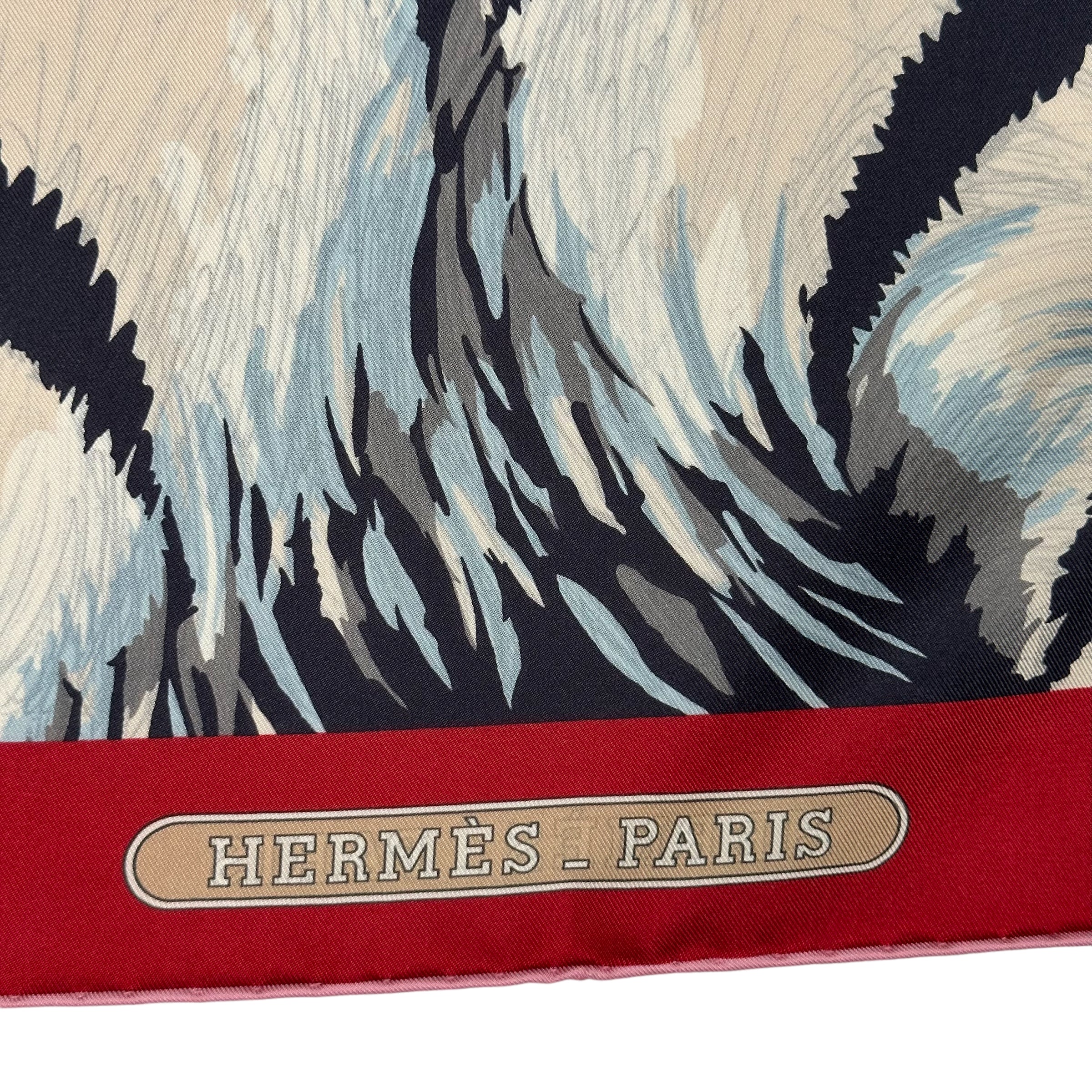 Royal Tiger - HERMES SCARF 90 cm - DOUBLE-SIDED