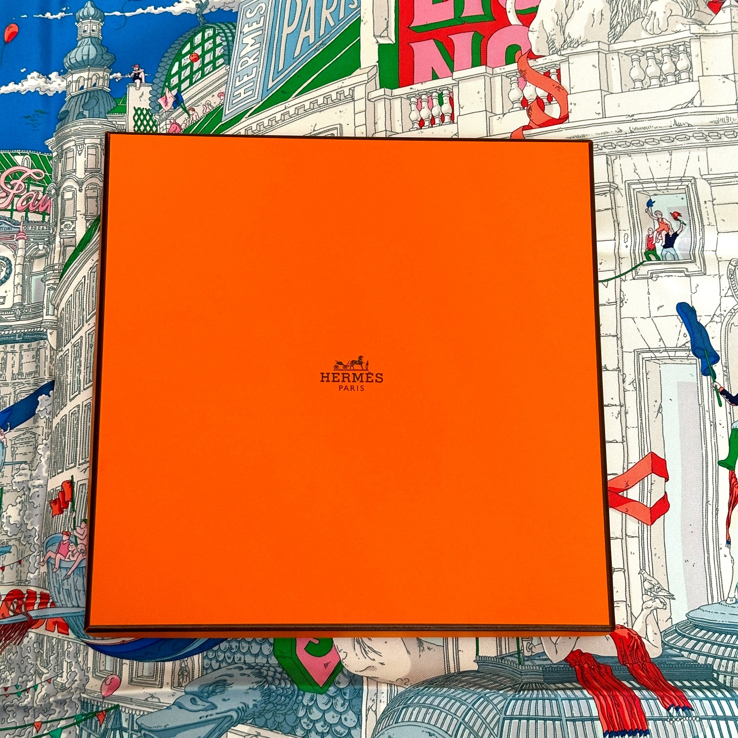 Grand prix du faubourg - FOULARD HERMES 90CM