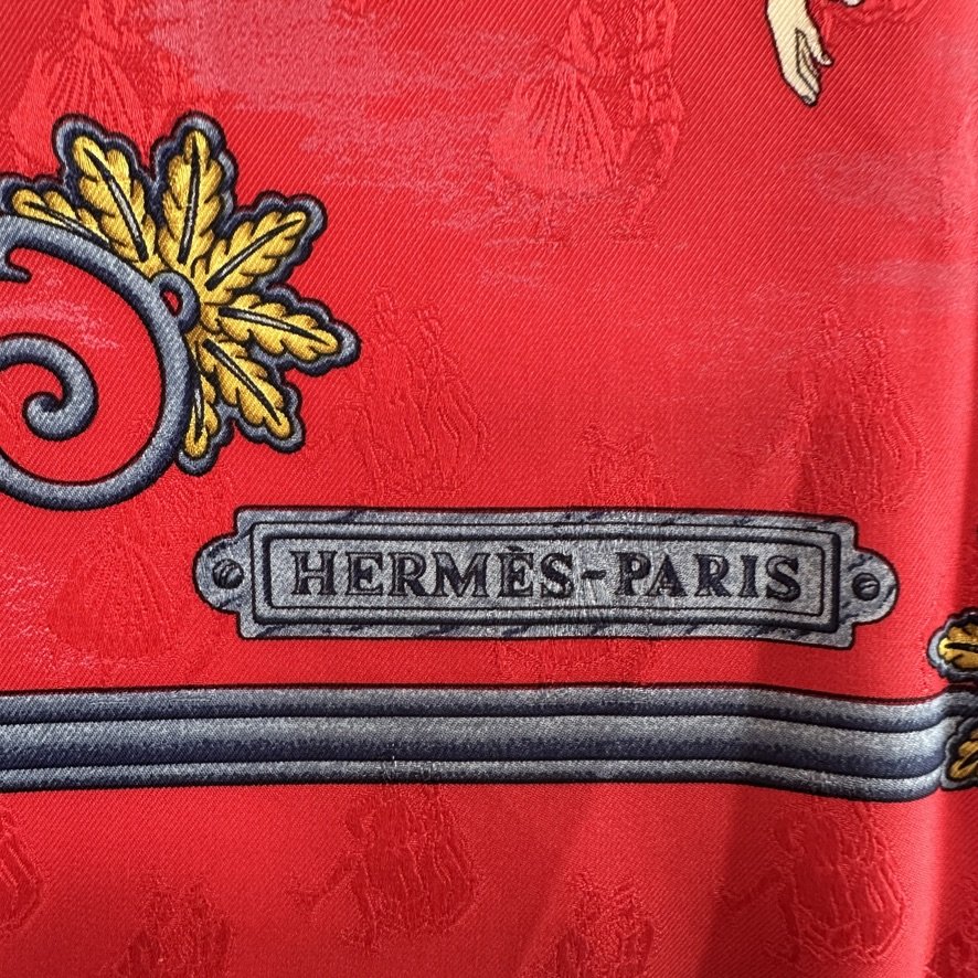 carre foulad hermes Joies d hiver rouge