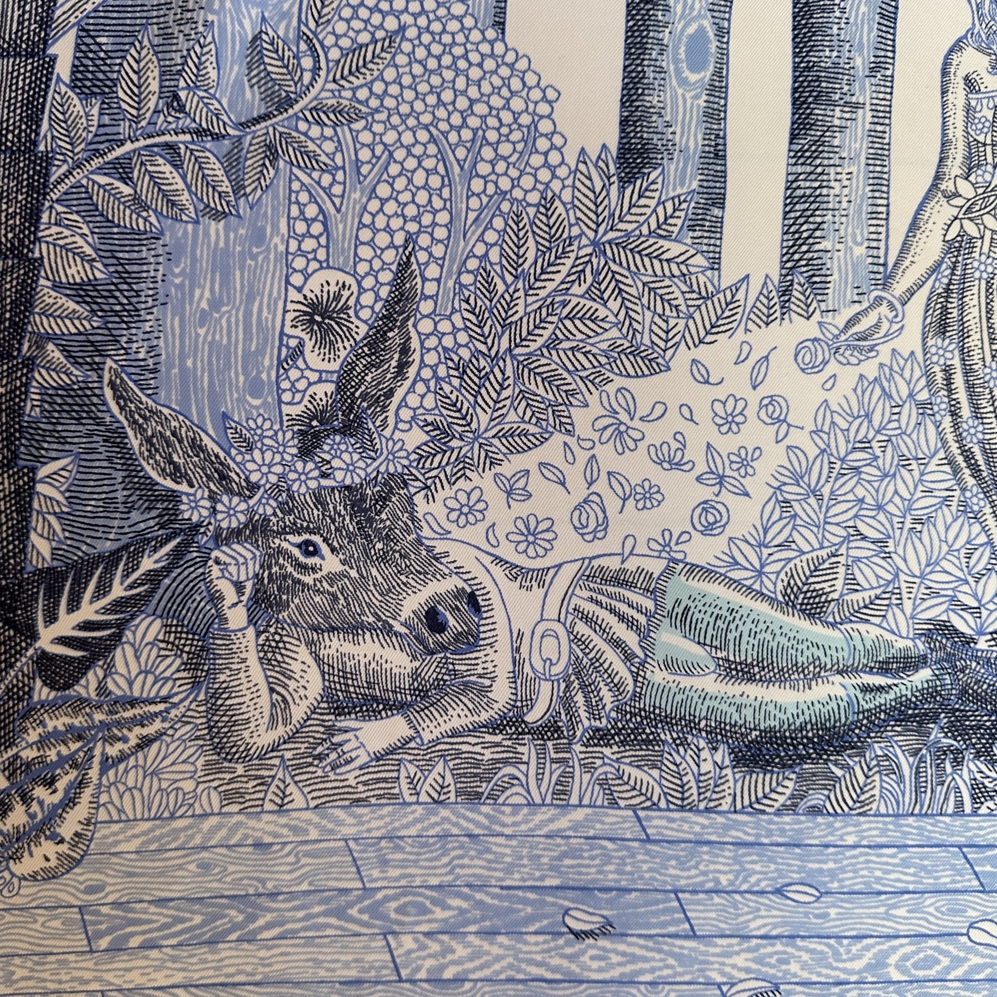 Act III, Scene 1, The Clearing - HERMES SCARF 90CM