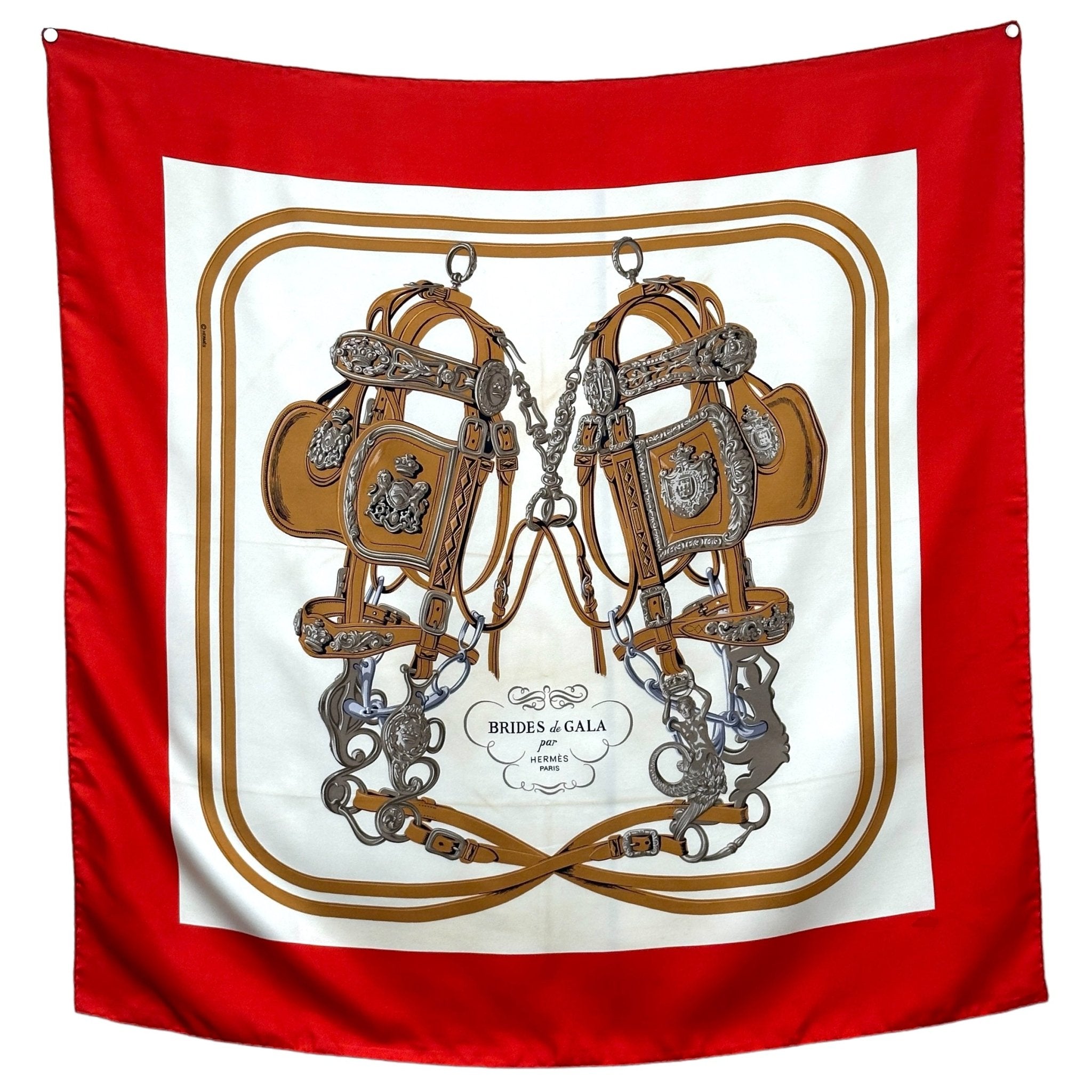 HERMÈS BRIDES de GALA スカーフ　ビンテージ Gala Brides - Vintage 70s Hermès Scarf