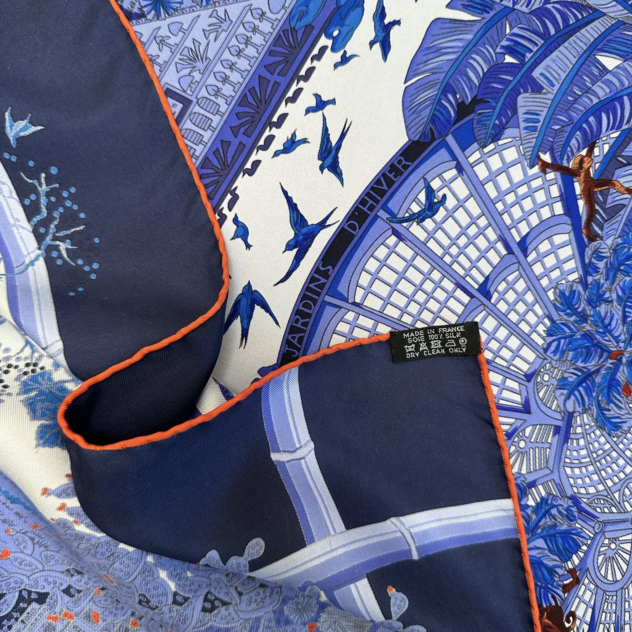 etiquette de composition soie cent pour cent et made in france