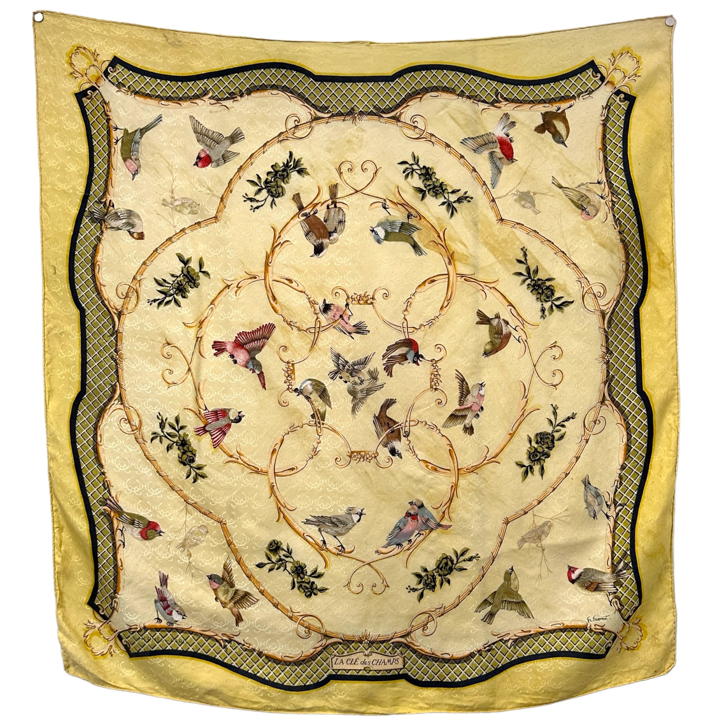 foulard-hermes-la-cle-des-champs-jaune