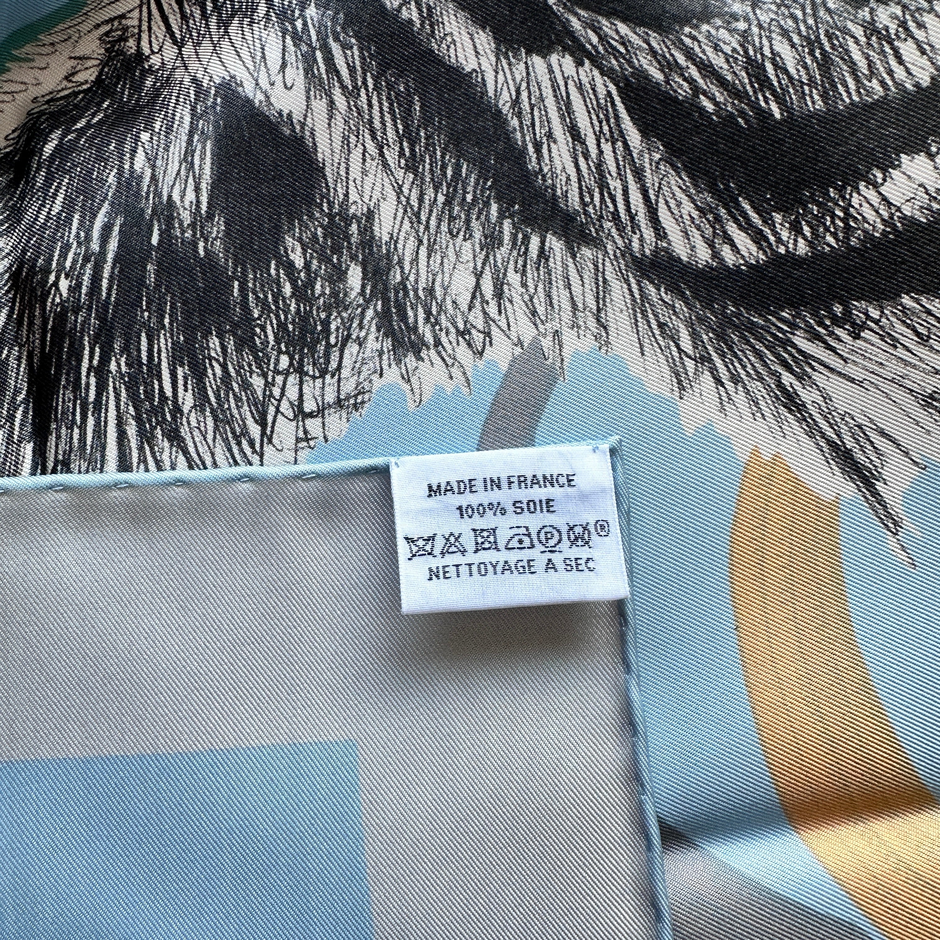 Foulard Hermès Double Face – Tigre Royal – Christine Vauzelles (2022)