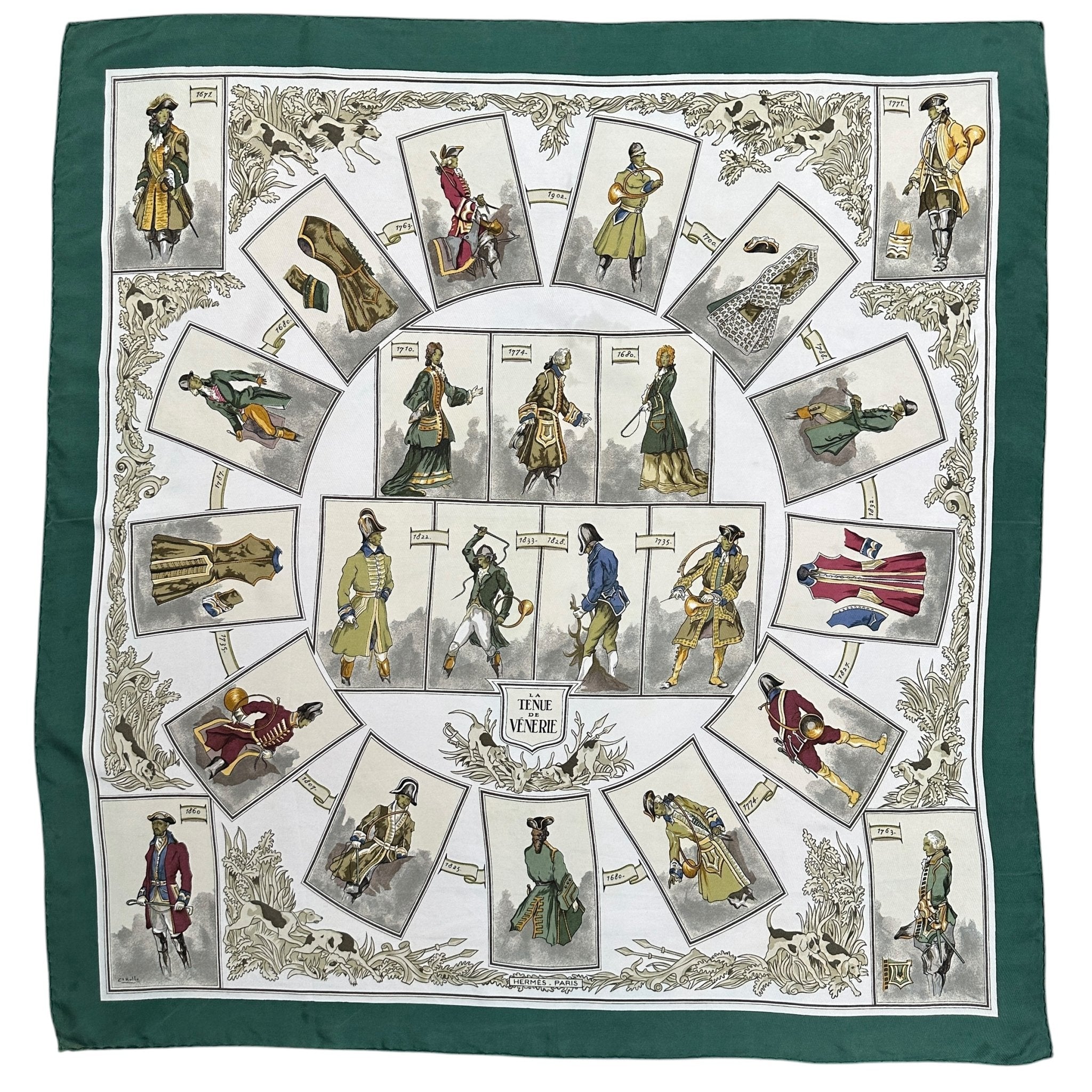 foulard hermes intitule la tenue de venerie