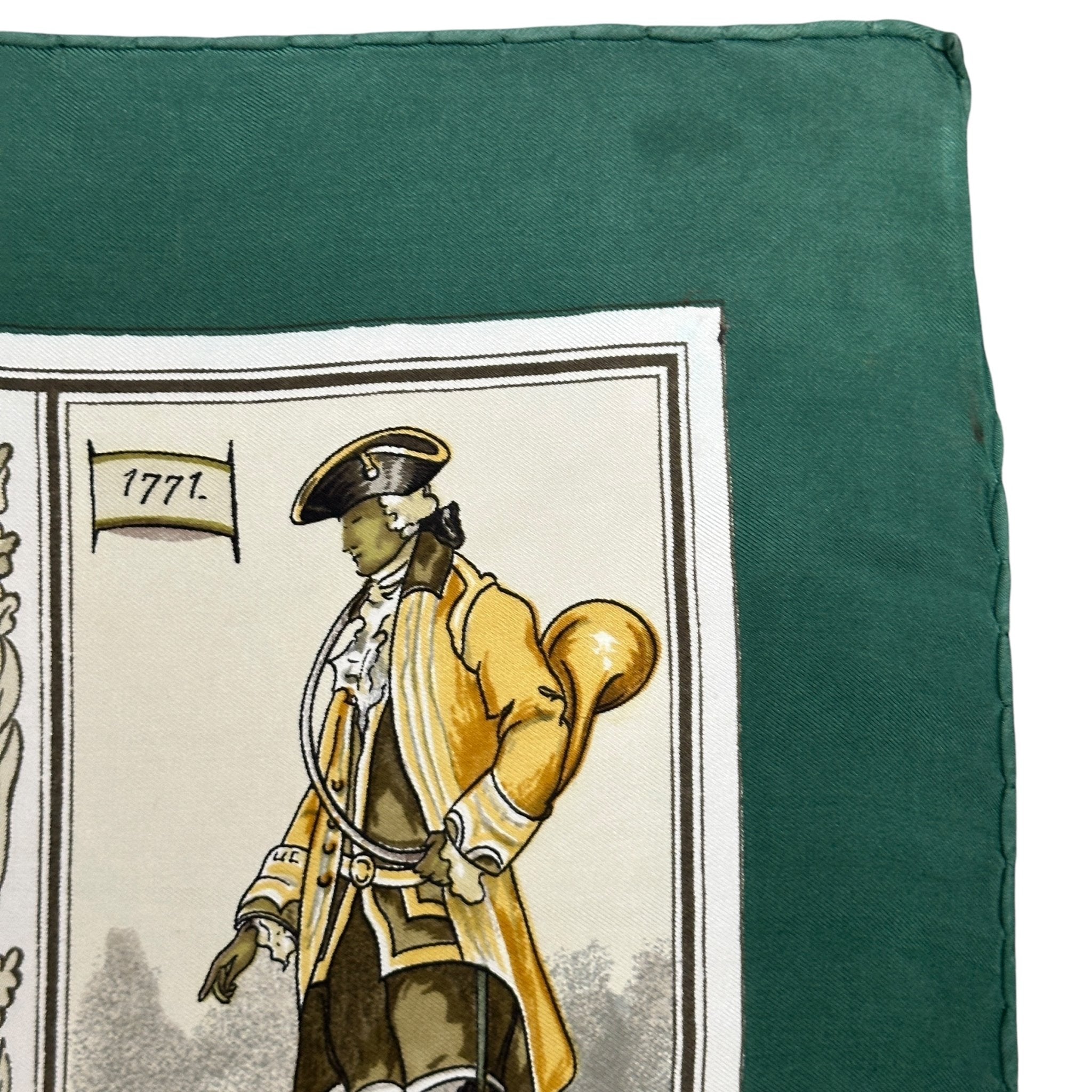 legere tache dans l'angle du foulard