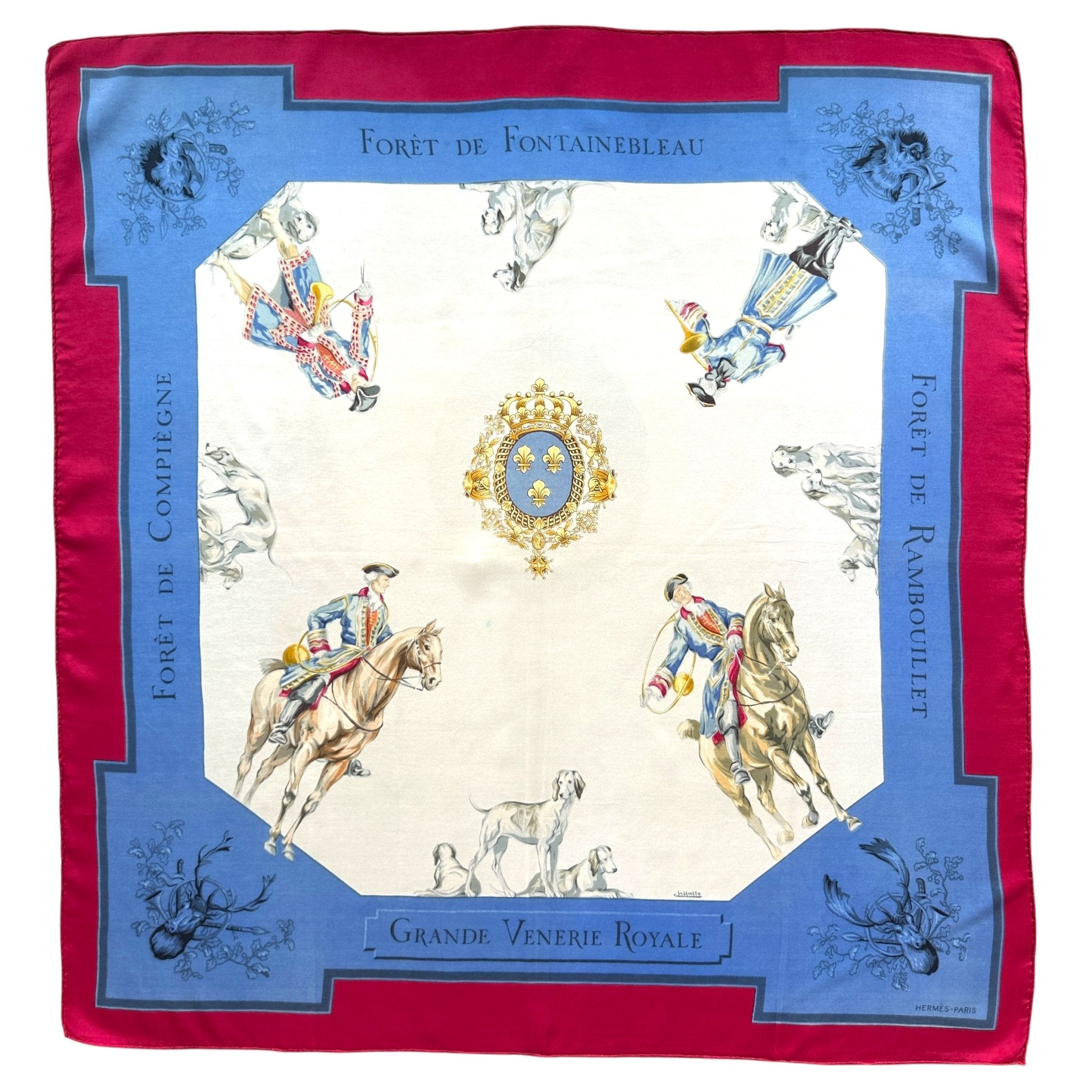 Vue d'ensemble du carré Hermès Grande Vénerie Royale