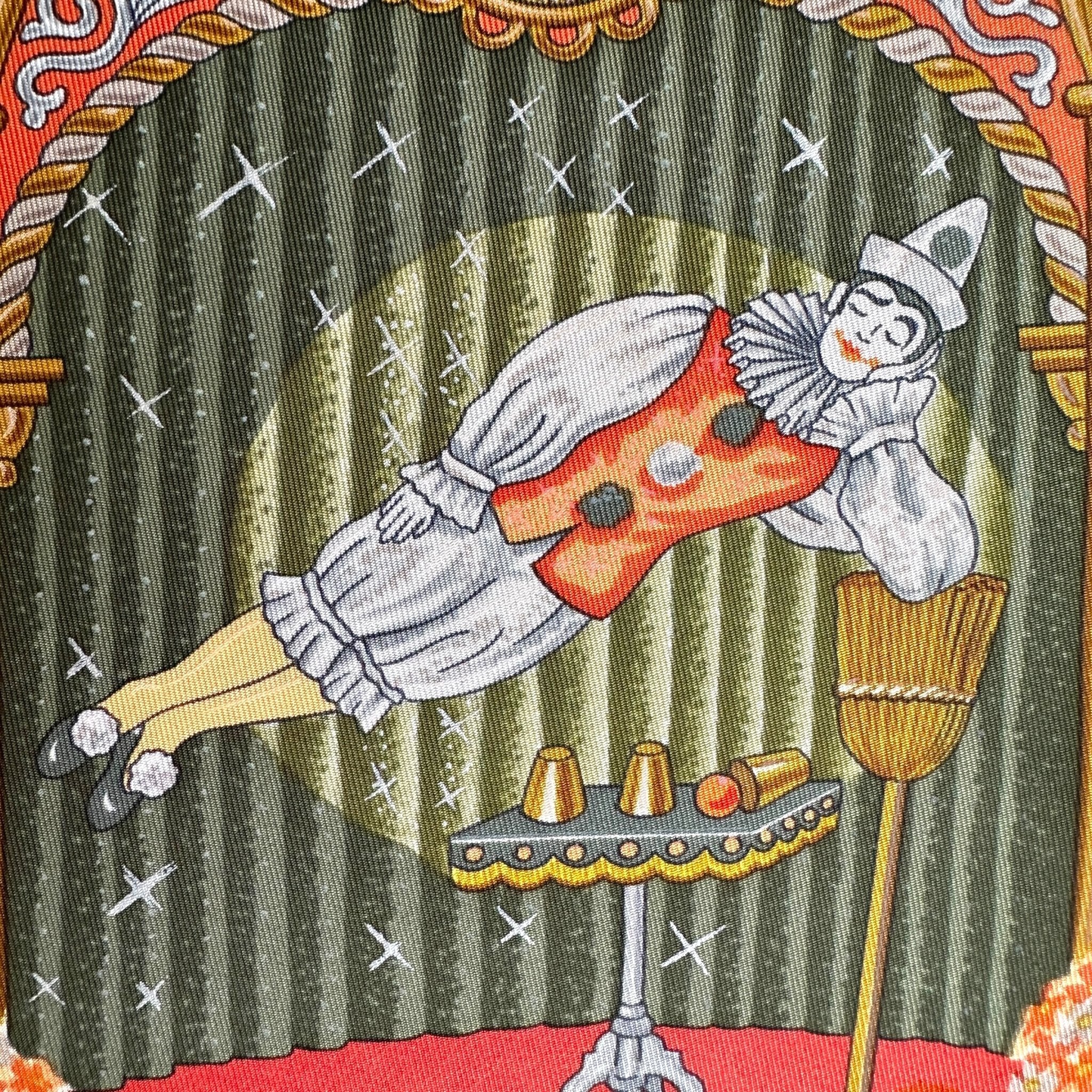 Détail tour de magie au cirque avec clown